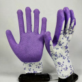 Резиночные пенополисные латексные резиновые ладонные перчатки с покрытием
